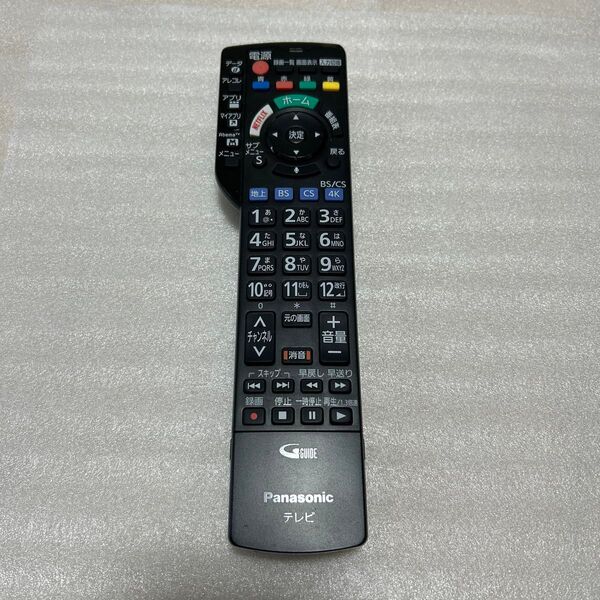 Panasonic リモコン N2QBYB000052 TVリモコン 信号確認済 美品