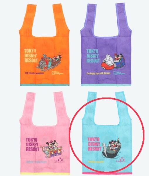 ディズニーランド カプセルトイ エコバッグ