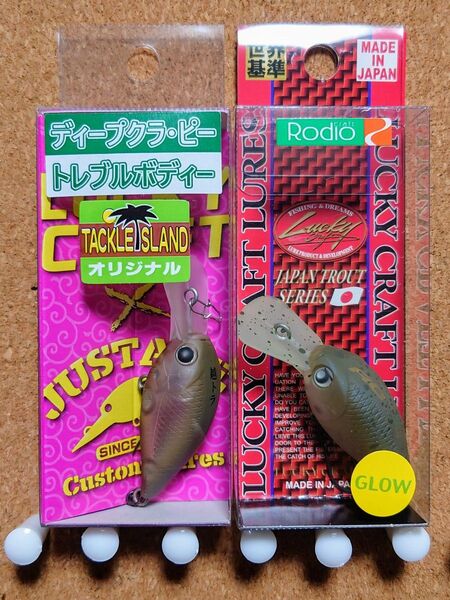 ラッキークラフト ディープクラピー トレブルボディー シングルフック仕様【越トラオリカラ】カフェコーク RCディープクラピー