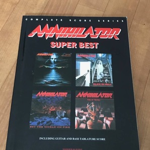 ★楽譜/アナイアレイター/スーパーベスト/タブ譜/バンドスコア/ANNIHILATOR