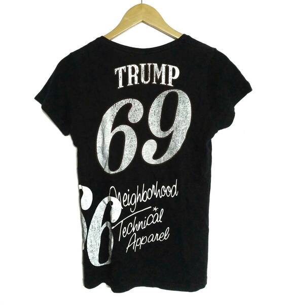 ネイバーフッド NEIGHBORHOOD TRUMP スカル Tシャツ 黒 #69 シャツ トップス カットソー トランプ fury cyclone nonconformist