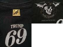 ネイバーフッド NEIGHBORHOOD TRUMP スカル Tシャツ 黒 #69 シャツ トップス カットソー トランプ fury cyclone nonconformist_画像3