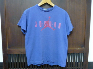 USA古着　Tシャツ NIKE BOYS L 14-16 80s 90s JORDAN ナイキ　ビンテージ　ジョーダン　紫　紺　アメリカ製