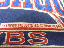 USA古着　Tシャツ Champion トリコタグ 80s LARGE CHICAGO CUBS 紺 ネイビー チャンピオン ビンテージ アメリカ製_画像7