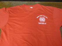 USA古着　Tシャツ SCREEN STARS L FIRE DEPT 赤 レッド 80S スクリーンスター アメリカ製 ファイヤーデプト_画像6