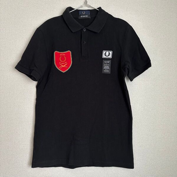 FRED PERRY フレッドペリー ポロシャツ Mサイズ 黒 ブラック