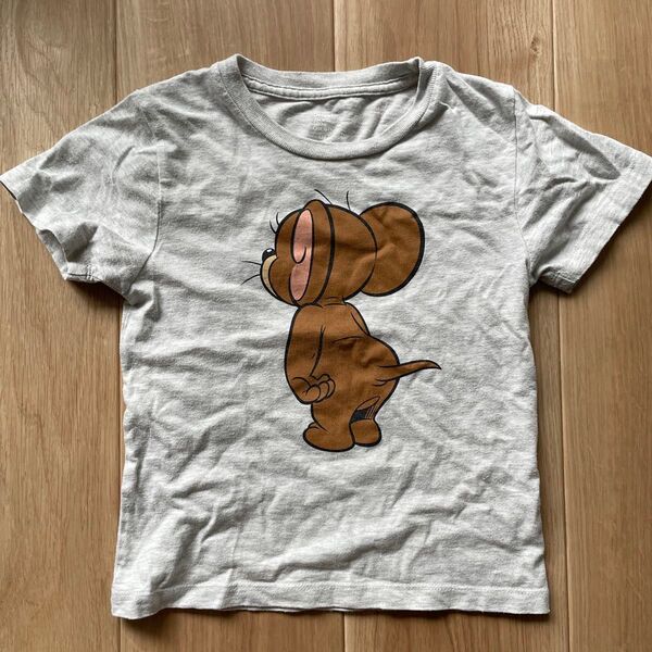 グラニフ♪トムとジェリー Tシャツ 120グレー