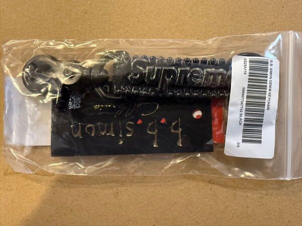 Supreme b.b. Simon Denim Keychain BLACK