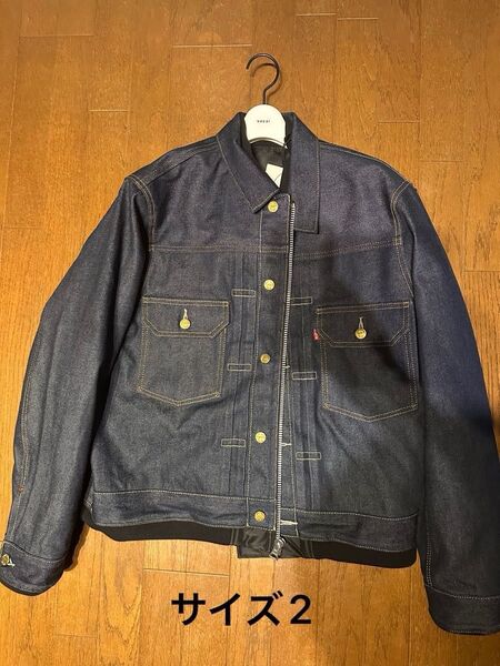 サイズ2 Levis x sacai Men's Denim x Nylon Twill Reversible Blouson