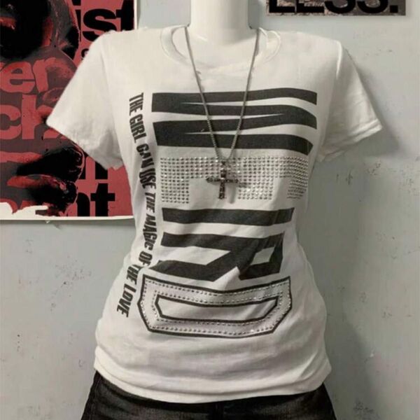 SHEIN プリントTシャツ ピチT