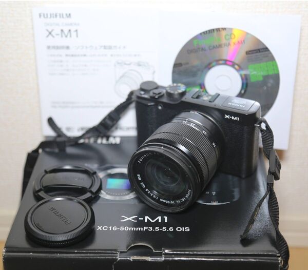 FUJIFILM ミラーレス一眼カメラ X-M1 1650レンズキット ブラック