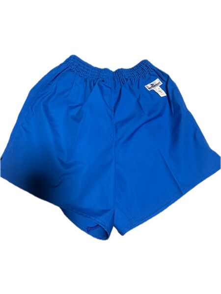 新品 青 短パン ハーパン 体操服 体操着 体育着 Mサイズ スクール 学校 カワニシ kawanishi