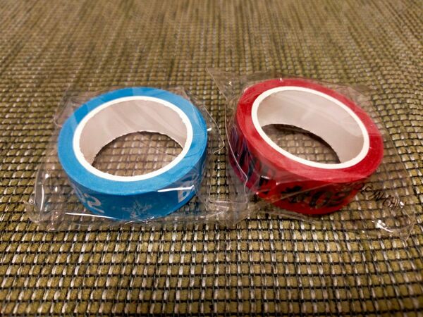 B'z UNITE#02 会場限定ガチャガチャ マスキングテープ 2種セット ブルー レッド