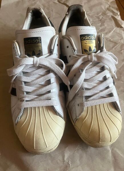 アディダス スーパースター 80s ホワイト スニーカー G61070 レザー adidas 24.0
