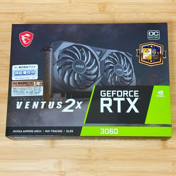 【新品未開封】MSI GeForce RTX 3060 VENTUS 2X 12G OC