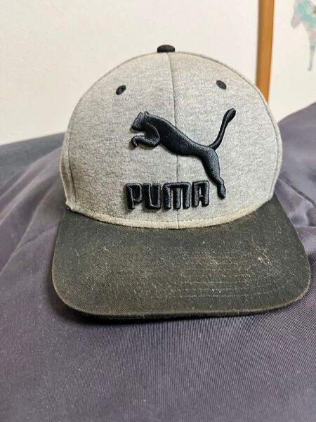 PUMA キャップ グレー/ブラック