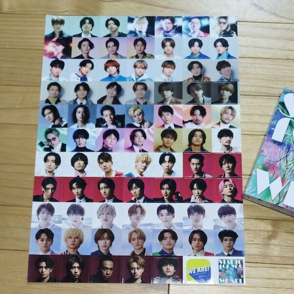 STARTO for you WE AREのステッカー +50円でAぇ!groupステッカーセットお付けします