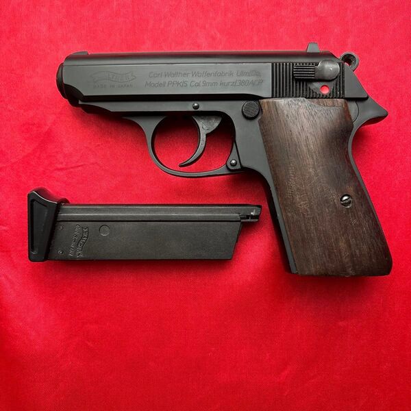 マルゼン ワルサーppk/s ガスブローバックガン 木製グリップ