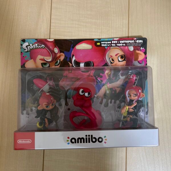 amiibo トリプルセット タコガール/タコ/タコボーイ スプラトゥーンシリーズ