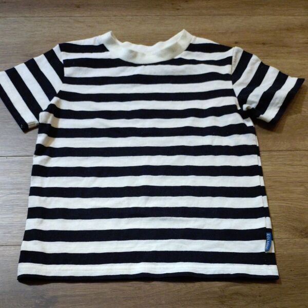 ECREA ボーダーTシャツ 120cm ティシャツ 最安値 おしゃれ 子供服 限定 安い 特価 リンク 親子コーデ