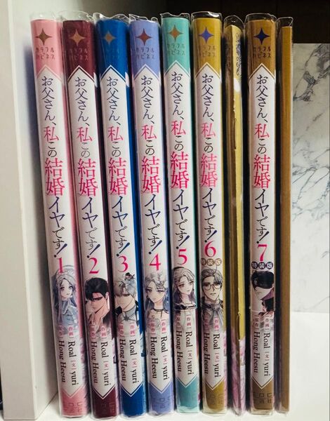お父さん、私この結婚イヤです!1-7巻セット一迅社カラフルパピネス6巻、7巻は特装版 小冊子付き