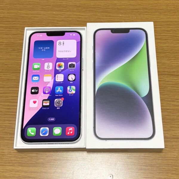 Apple iPhone14 Plus 128GB Purple A2885 MQ4E3J/A SIMフリー