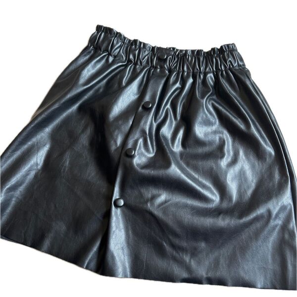 SHEIN☆レザースカート 11Y〜12Y 160くらい