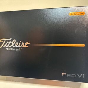 【新品未使用・24時間以内発送】タイトリスト PRO V1 ハイナンバー 2025年モデル