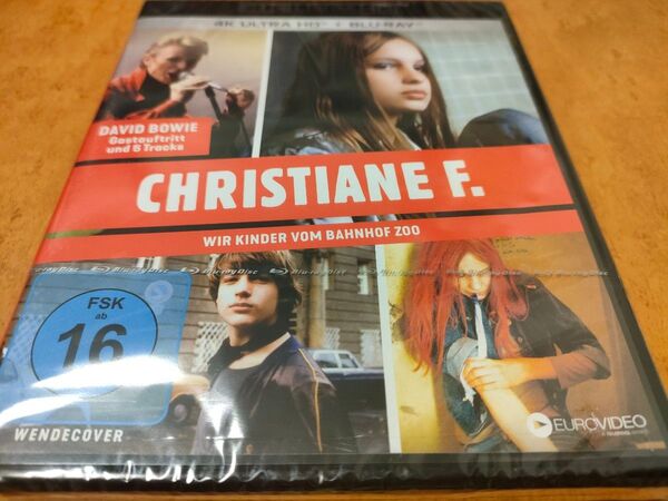 クリスチーネ・F 麻薬と売春の日々 未開封輸入盤4k UHD+Blu-ray デヴィッド・ボウイ/ナーチャ・ブルンクホルスト