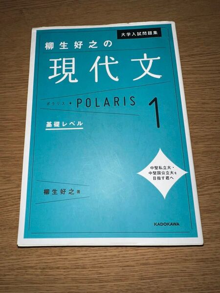 柳生好之の現代文 ポラリス1 大学入試問題集 基礎レベル 中堅私立大・中堅国公立大を目指す方向け 著 柳生好之