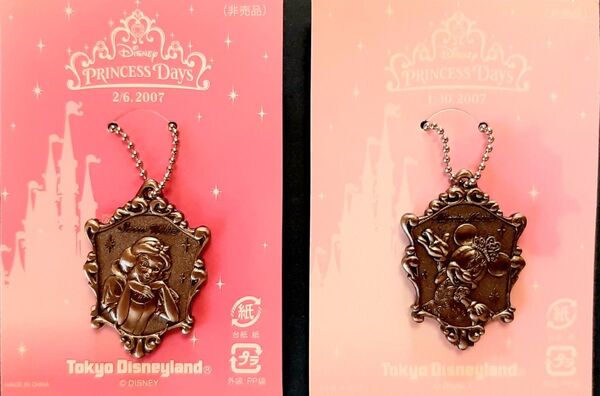 東京ディズニーランド ディズニープリンセスデイチャーム ミニーマウス&白雪姫