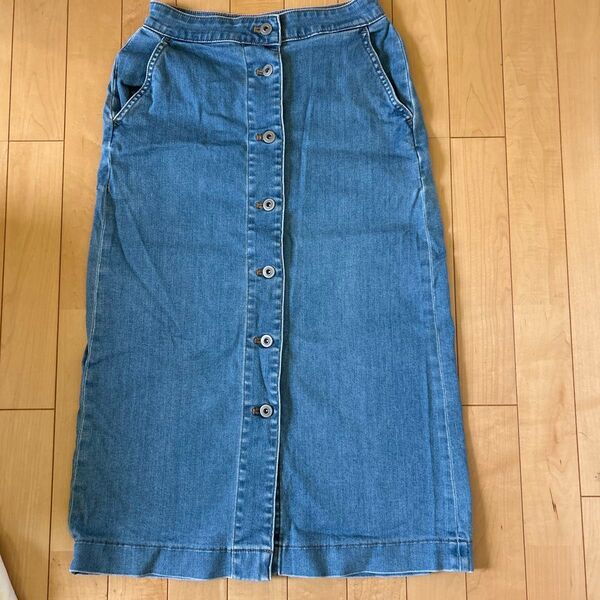 UNIQLO デニムスカート ロングスカート