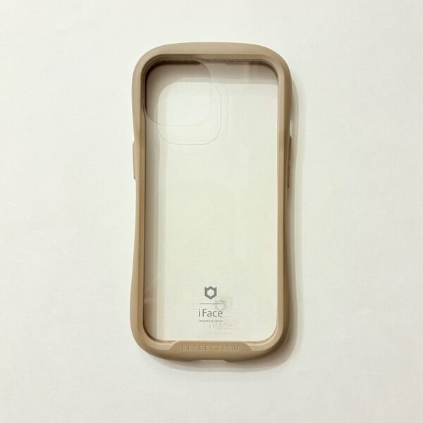 iFace ベージュ ケース iPhone13 14 スマホケース クリア
