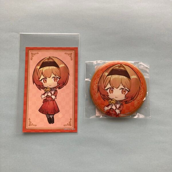 【DE7 シャーロット】転生した大聖女は、聖女であることをひた隠す 缶バッジ フォトカード 十夜 chibiくじラックオンライン