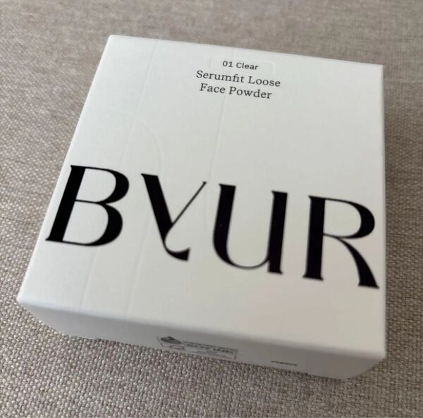 【新品】ByUR バイユア フェイスパウダー 韓国 セラムフィット ルース メイクアップ マット肌 ベースメイク コスメ ホワイト