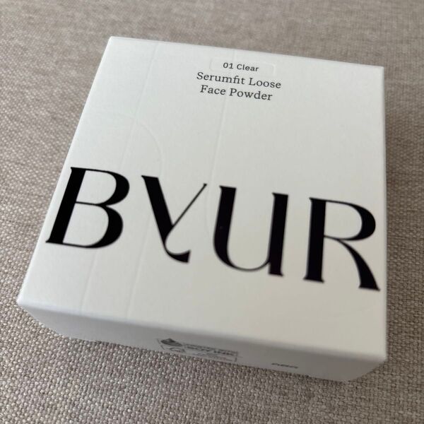 【新品】ByUR バイユア フェイスパウダー 韓国 セラムフィット ルース メイクアップ マット肌 ベースメイク コスメ ホワイト