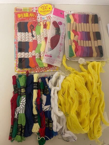 刺繍糸セット 多数 多色 36本以上