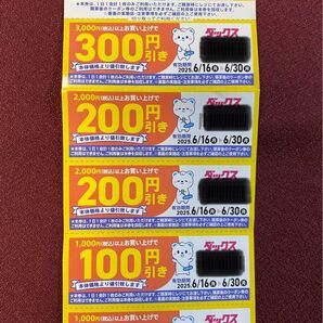 ダックス 京都限定・6/30まで 割引クーポン 5枚セット
