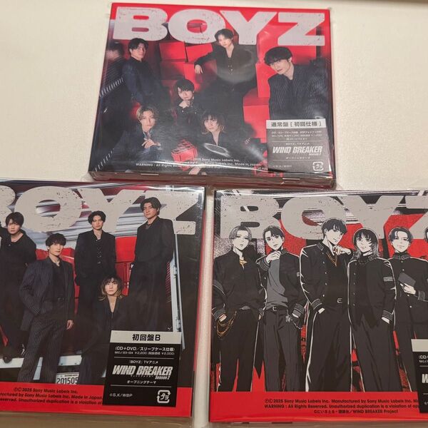 SixTONES BOYZ 3形態セット DVD 特典なし