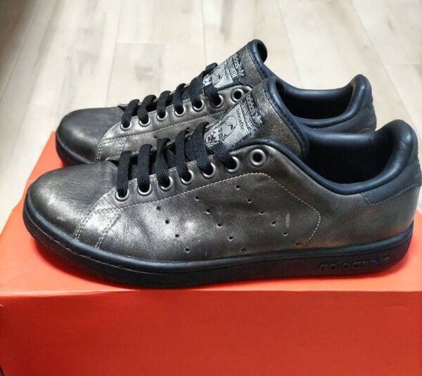 adidas アディダス STAN SMITH 1 スタンスミス スニーカー G04006 26cm シューズ 靴 黒 銀
