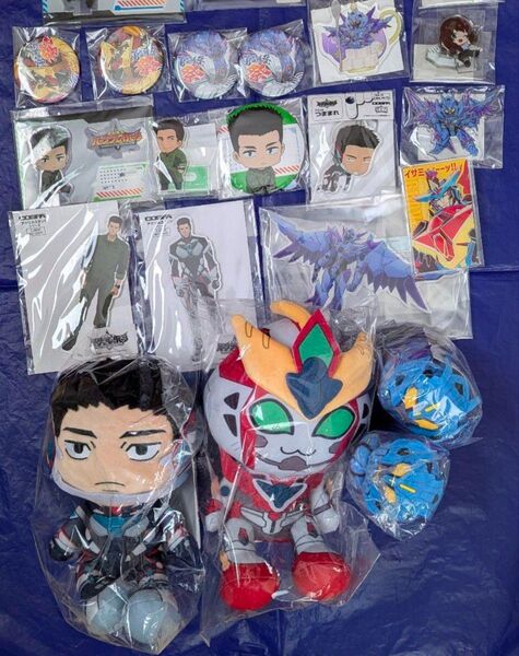 勇気爆発バーンブレイバーン 缶バッジ アクリルスタンド アクリルカード ぬいぐるみ イサミ ブレイバーン スペルビア