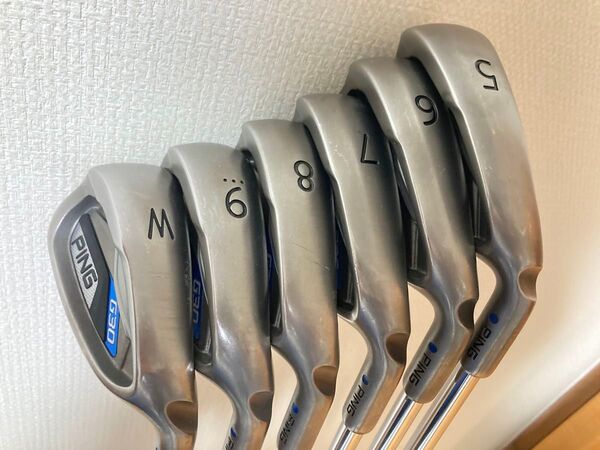 【名器】 G30 PING ブルードット ピン アイアンセット 5〜P Dynamic Gold S200 フレックスS I