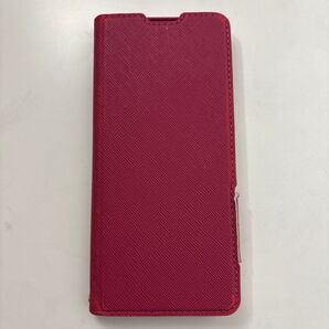 スマホケース SH-53C AQUOS sense7 赤色 花柄