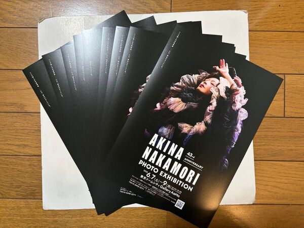 中森明菜 AKINA NAKAMORI PHOTO EXHIBITION フライヤー 10枚 東京ドーム