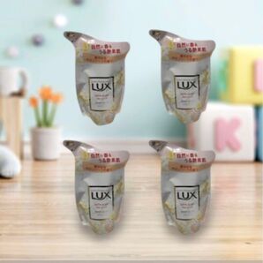 LUX ボディソープ サテンソープ つめかえ用 300g4袋セット ④