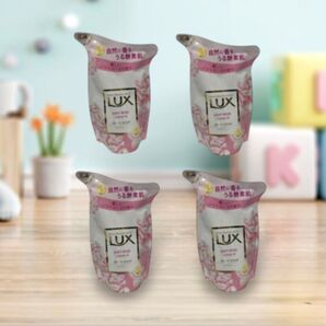 LUX ボディソープ ソフトローズ 詰め替え 300g×4袋セット③