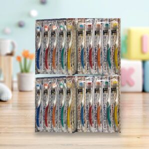 【お買い得】虫歯・口臭予防!山切りカット舌先までみがける 2WAY 歯ブラシ 20本セッ②