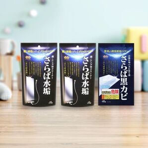 さらば水アカ(酸と研磨のハイブリッドパワー)&黒カビ(驚異の限界濃度パワー)①