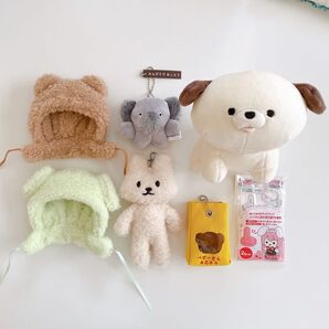 ぬいぐるみ+かぶりもの+ぬいぐるみスタンド+ガチャ景品セット売り