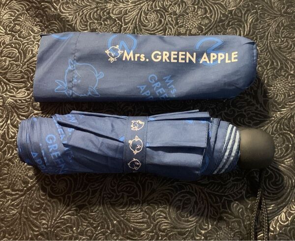 Mrs. GREEN APPLE 折りたたみ傘 ネイビー